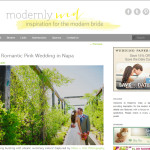 modern pink wedding sonoma