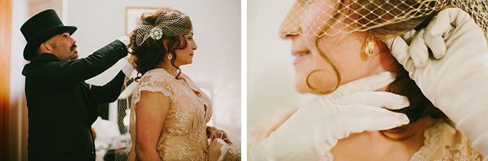 bride getting ready