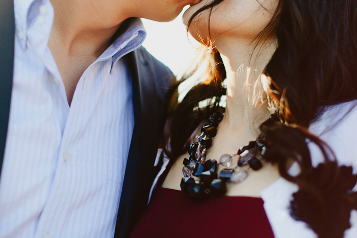 muir beach engagement photo